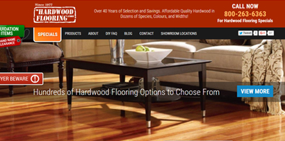 Hardwood Flooring Store Logo